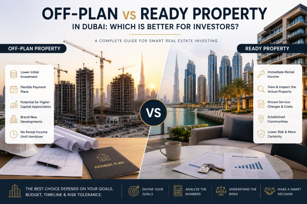 Off-Plan vs Ready Property in Dubai: Which Is Better for Investors?